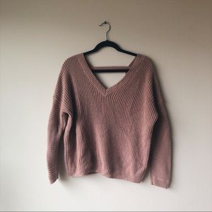 Backless Sweater